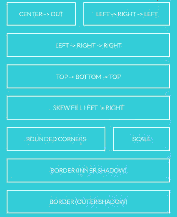 9个CSS鼠标悬停效果